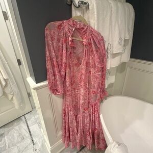 Pink Free People Maxi Dress